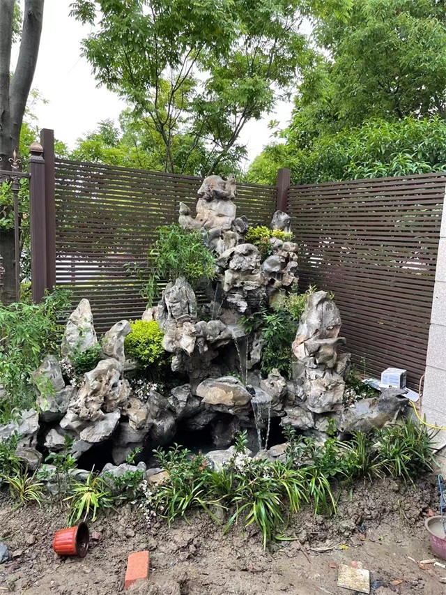 嵊泗别墅假山景观庭院设计